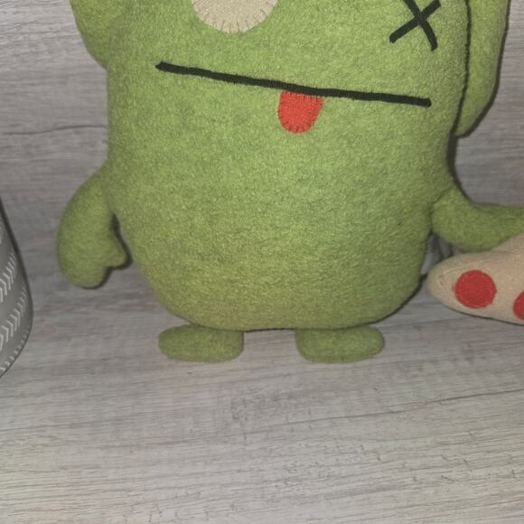 UGLYDOLL 9" Ugly Doll 2013 OX PIZZA Slice Green Retired - Picture 6 of 12